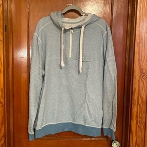 Men’s long sleeved hooded shirt. XL. Blue. Falls Creek. Excellent condition.